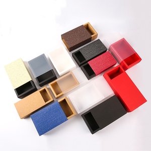 定制礼品纸板包装抽屉纸盒带窗口 - Product Image 1