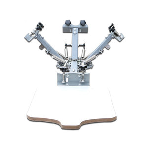 4 Color 1 Station Silk Screening Screenprint Press <strong>Screen</strong> <strong>Printing</strong> <strong>Machine</strong> - Product Image 4