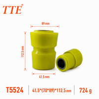Usine personnalisée 28*65*58 36*65*68 OE: 770701P polyuréthane de douille de suspension de remorque pour B.P.W
