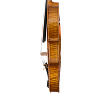 Carved European Spruce Flame Maple Good Sound Orange Brown Advanced String Instrument Italian Craft Handmade Professional Violin