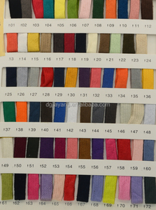 Lacet plat en coton dentelle de chaussure en coton plat DTM couleur Jiayang lacet de chaussure 110cm - Product Image 5