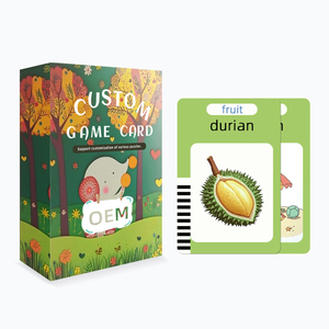 Stampa di vista del bambino 26 <span class=keywords><strong>parole</strong></span> in lettere inglesi alfabeto <span class=keywords><strong>gioco</strong></span> di apprendimento per bambini carta giocattoli educativi Flash card/carte Cognitive - Product Image 5