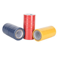 Vente en gros ruban électrique rouge en PVC de marque Wonder ruban électrique 10m résistant à la chaleur ruban électrique résistant aux flammes