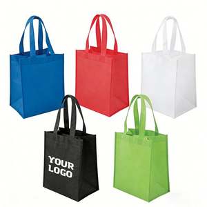 Venta Directa de Fábrica, Bolsas de Compra Reutilizables de Tela No Tejida, Económicas y Reciclables, con Logotipo Impreso Personalizado - Product Image 1