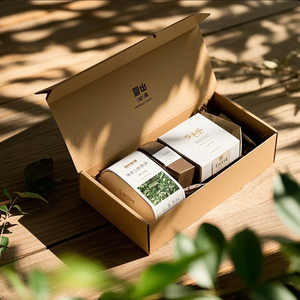 Sang trọng Matte kết thúc Trà Hộp Quà Tặng Chất lượng cao thanh lịch các tông UV lợi thế dập nổi công nghiệp thuyết trình hộp giấy - Product Image 5