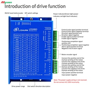 Moteur pas à pas en boucle fermée Allgreen 2 phases Nema24 2,8 Nm/4,5 Nm/4,8 Nm/5,5 Nm sans frein avec encodeur 1000 PPR - Product Image 5