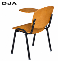 Ensemble de chaises et de bureaux d'école DJA pour universités et collèges, avec tablette d'écriture, table d'étudiant en contreplaqué de 12 mm pour l'école, mobilier de salle à manger
