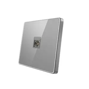 British Standard Vintage Industrial Style Gray Stainless Steel Original Color Brushed Panel