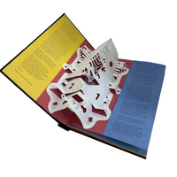 Livre pop-up 3D personnalisé avec impression d'animaux sur mesure, couverture rigide en carton écologique pour enfants