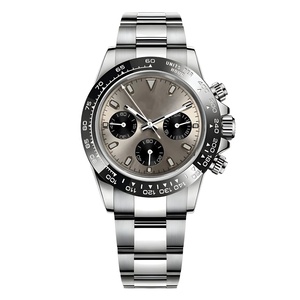 Nhật Bản vk63 quay số xem trường hợp vk63 Panda quay số Chronograph ngày Panda <span class=keywords><strong>Mod</strong></span> thạch anh Đồng hồ - Product Image 2