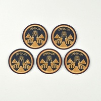Patchs en tissu polyester personnalisés avec logo brodé pour vêtements, chaussures, chapeaux, boîtes - Autocollants de réparation à découper et design personnalisable