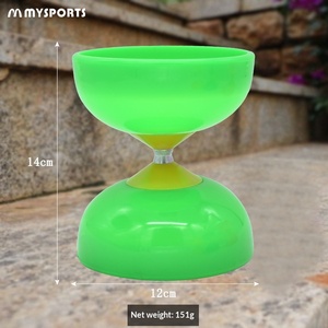 <span class=keywords><strong>Diabolo</strong></span> pour débutants, enfants, élèves du primaire, avec deux cordes et clochettes, idéal pour la remise en forme des personnes âgées, professionnel et complet. - Product Image 3