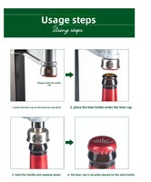 Verrouillage manuel détachable de capsulage de verre de haute qualité pour la machine de bouchon de bouteille de bière de brassage à domicile