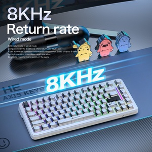คีย์บอร์ด Attack Shark X82PRO สวิตช์แม่เหล็ก AliExpress Attack Shark X82 คีย์บอร์ดเกมมิ่งสำหรับคอมพิวเตอร์และแล็ปท็อป - Product Image 3