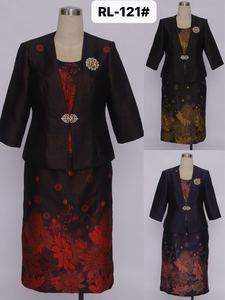 Robe d'église en tissu polyester très vendue, tissée, douce, en spandex, motif floral, élégante, taille plus, pour femmes - Product Image 2