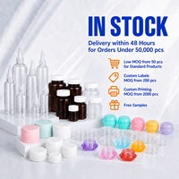 Vente en gros de flacons pulvérisateurs cylindriques en plastique PET transparent de 10 ml, 20 ml, 30 ml, 50 ml, 100 ml avec pompe pulvérisatrice et bouchon à vis pour les soins de la peau
