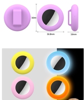 Nouvelle conception 2025 – Coque de protection en silicone souple anti-dommages pour Airtag Tracker, style mignon, 9 couleurs, petite taille, très vendue