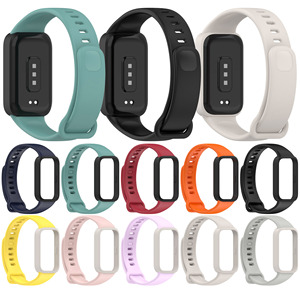 Tschick nueva correa de silicona oficial para <span class=keywords><strong>Xiaomi</strong></span> <span class=keywords><strong>Mi</strong></span> <span class=keywords><strong>Band</strong></span> 9 Active Redmi <span class=keywords><strong>Band</strong></span> 3 <span class=keywords><strong>pulsera</strong></span> correa de reloj inteligente para <span class=keywords><strong>Mi</strong></span> Band9 Active - Product Image 1