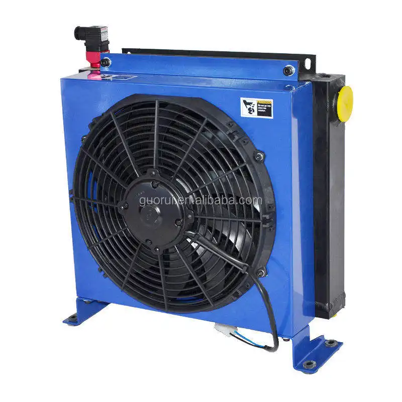 Ac220v Dc24v ventola scambiatore di calore olio idraulico radiatore compressore aria radiatore olio