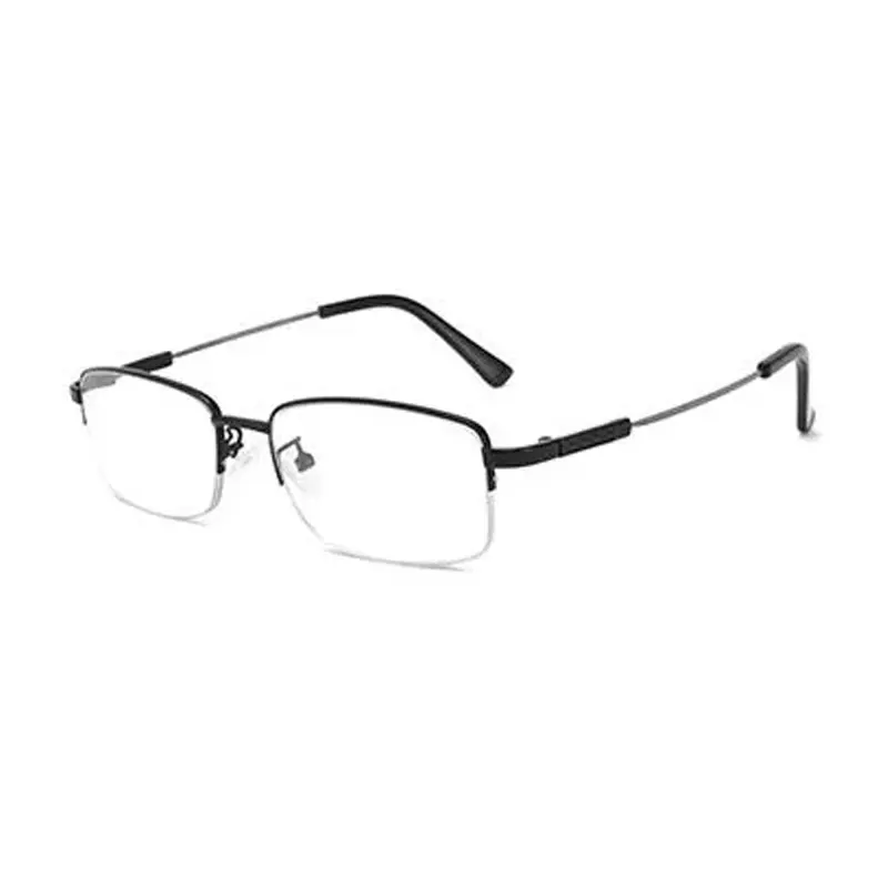 8006jj 1PC kim loại bình Phương khung multifocal tiến bộ photochromic già unisex sửa chữa kính mắt