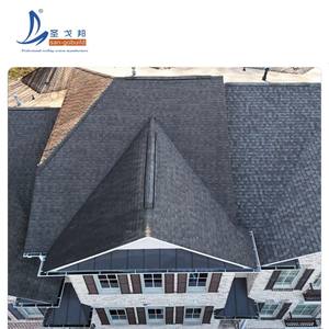 Bardeaux de <span class=keywords><strong>bitume</strong></span> Panneaux de toit en asphalte imperméables de haute qualité pour maisons et villas modernes - Product Image 2