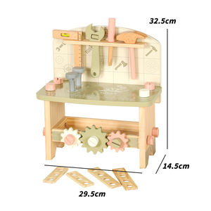 Youkebei - Atelier de bricolage en bois pour enfants - Jeu d'imitation - Jeu d'assemblage de vis et d'écrous - Jouet éducatif pour les enfants de 3 à 8 ans - Unisexe - Product Image 1