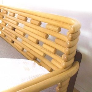Indonesia importato genuino agata rattan in legno massello di teak panno completo soggiorno divano - Product Image 6