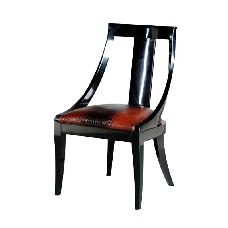 Современная мебель для дома в европейском стиле, стул для ресторана, столовой, стул с квадратной спинкой, обеденное кресло из ткани