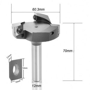 2 sap makinesi klip-tipi 3 kenarlı freze uçları rulman ile <span class=keywords><strong>Cnc</strong></span> kesme aletleri ağaç İşleme freze kesicisi Spoilboard kesici - Product Image 6