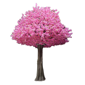 12Ft 3M Grande Artificial <span class=keywords><strong>Sakura</strong></span> Cherry Blossom Tree Fibra de vidrio Decoración para fiestas de bodas para hoteles Restaurantes y eventos - Product Image 1