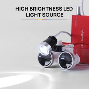Chirurgische Koplamp Met Led Licht 3.5x Vergroting Binoculaire Vergrootglas Tandlamp Loupe - Product Image 2