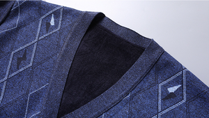 Suéter Cárdigan para Hombre de Mediana Edad y Mayor, Primavera y Otoño, Abrigo Grueso para Padre, Suéter de Punto para Abuelo - Product Image 5
