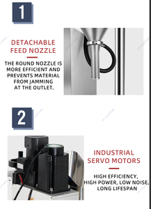 Machine de remplissage à vis sans fin entièrement automatique à haute productivité avec fonction d'emballage pour sacs, film, poudre alimentaire, facile à utiliser, contrôlée par PLC - Product Image 5