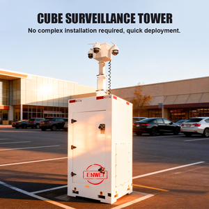 Tour <span class=keywords><strong>de</strong></span> vidéosurveillance mobile personnalisée avec batterie 200Ah et mât manuel <span class=keywords><strong>de</strong></span> 6m pour le marché européen - Product Image 5