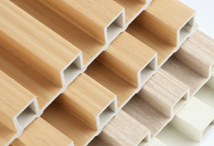 Pannello Moderno Impermeabile WPC per Interni, Griglia con Fori Circolari, Pannello in PVC per Soffitto, Rivestimento Murale Decorativo - Product Image 2