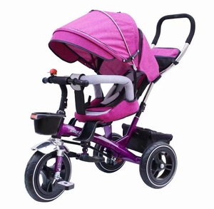 <span class=keywords><strong>Tricycle</strong></span> coloré pour enfants, 1 pièce, jouet, poussette pour bébés, <span class=keywords><strong>tricycle</strong></span> pour garçons et filles, réglage du siège, cadre en acier, <span class=keywords><strong>Tricycle</strong></span> avec musique - Product Image 5