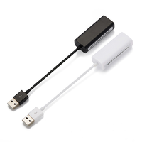 Adaptador USB-C a LAN Portátil 10/100M con Puerto de Carga Lateral, Híbrido, para Laptop, Dispositivo Externo de Viaje, Replicador de Interfaz Electrónica