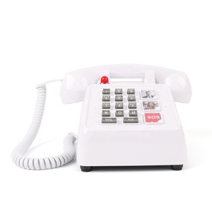 Téléphone filaire vintage Cheeta CT-8020P, style ancien, avec numérotation à une <span class=keywords><strong>touche</strong></span>, téléphone fixe avec indicateur LCD pour usage domestique - Product Image 3