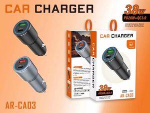 Caricabatterie <span class=keywords><strong>USB</strong></span> <span class=keywords><strong>Usb</strong></span> 38W per <span class=keywords><strong>Samsung</strong></span> <span class=keywords><strong>USB</strong></span> tipo <span class=keywords><strong>c</strong></span> a doppia porta Mini caricatore per auto - Product Image 4