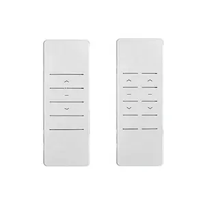 OEM logo RF433 MHz Smart Home ventana eléctrica solo canal doble cortina pista emisor inalámbrico de mano Control remoto