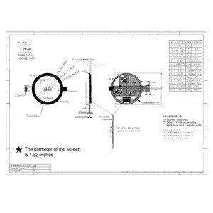 Écran AMOLED OLED rond de 1,32 pouce, résolution 466x466, interface SPIQSPIMIPI, 600cD, IC CO5300 - Product Image 4