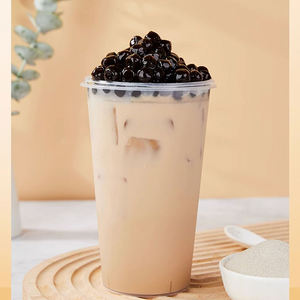 Perles de tapioca noires éclatantes saveur sucre roux pour bubble tea, emballage en sachet, vente en gros disponible, OEM - Product Image 5