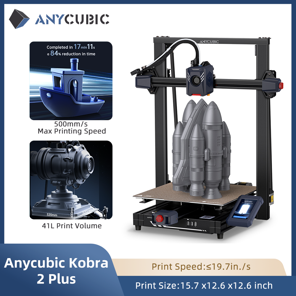 Anycubic 5X 10X Faster Kobra 2 Max Neo Pro 3D Printer