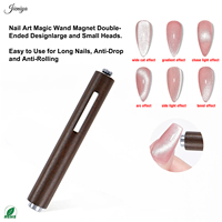 Kit de Produits pour Ongles en Gel Marque Privée – Gel UV Effet Œil de Chat Scintillant 15ml avec 2 Pinceaux Double Face et Outil Magnétique