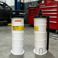 Extracteur d'huile manuel pneumatique double usage AUTO 6,5 litres pour huile moteur et huile de frein