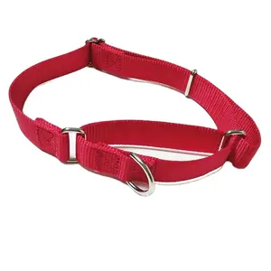 Básicos de Nylon, Collar de perro de diseño sólido ajustable cachorro mascota de lujo collares con etiqueta de ID de