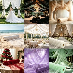 Decorative Bed Nets Mosquito Fabric for Garden Courtyard and Park Birthday Event Wedding Venue Theatre <strong>Background</strong> Table Chair - Product Image 5