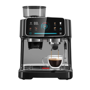 Versión Mejorada, Máquina de Espresso de Alta Eficiencia y Potencia, Comercial y Doméstica, con Molinillo Integrado - Product Image 1