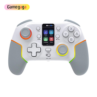 Control Inalámbrico para Juegos STK-7052P con Pantalla Inteligente, Luces RGB, Efecto Hall, Batería Ecológica de 1000mAh, Joystick para Móvil y PC