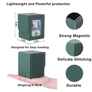 Mtg boong hộp cho chỉ huy hiển thị thẻ boong hộp phù hợp 100 đôi tay thẻ, ma thuật chỉ huy TCG Thẻ lưu trữ trường hợp - Product Image 4